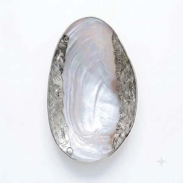 Natural Handmade Shell Crafts | Shell Dining Sets & Shell Jewelry Boxes