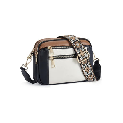 🎁Limited Sale 50% OFF👜Handmade Leather Crossbody with Colorful Straps.