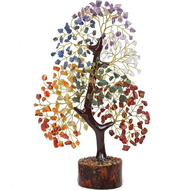 Seven Chakra Crystal Tree