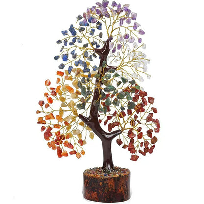 Seven Chakra Crystal Tree