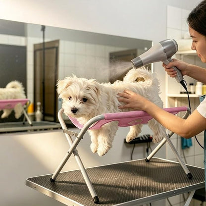Rectangular Pet Grooming Stand ,Quick-Dry Foldable Bath Stand