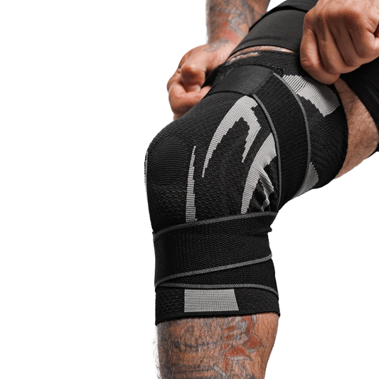 Fightwear StabilizerKneeBrace-CompressionSupportsleeve withSpringStabilizers forShockAbsorption