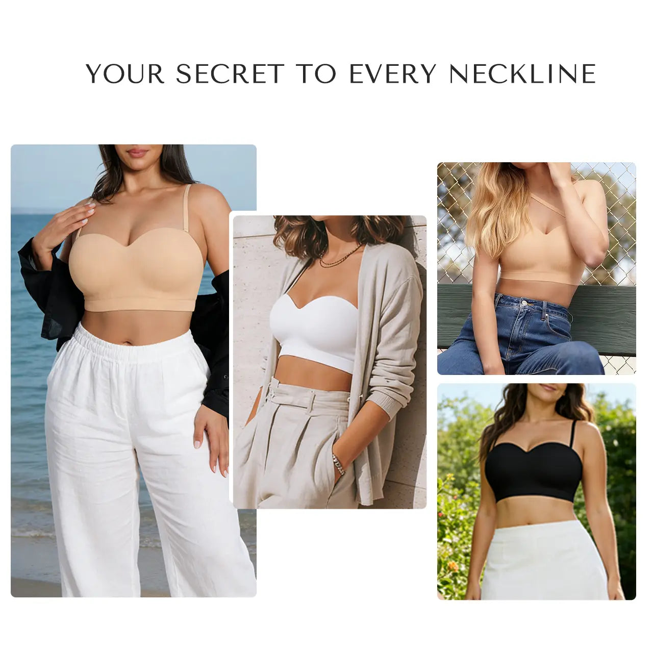 Seamless Wireless Convertible Bra