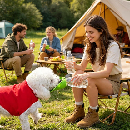 🐾Portable Dog Water Bottle Adapter, Leak-Proof Pet Water Drinking Spout