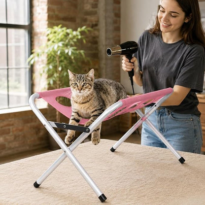 Rectangular Pet Grooming Stand ,Quick-Dry Foldable Bath Stand