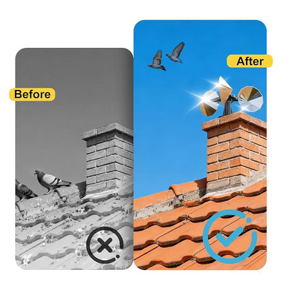 Bird Scare Reflective Device, Bird Reflector with Plastic Base for Outside