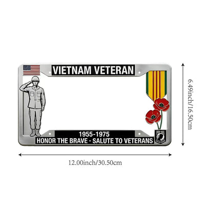 250th Anniversary Commemorative License Plate Frame, Fits Standard (1pc)