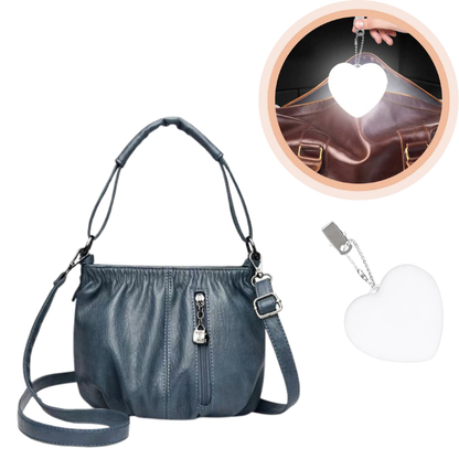 🎀2026 New Arrival🔥Casual Pleated Bucket Soft Leather Handbag Shoulder Bag