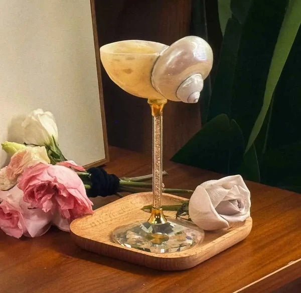 Natural Handmade Shell Crafts | Shell Dining Sets & Shell Jewelry Boxes