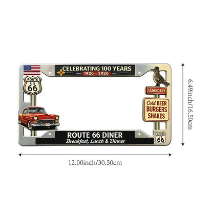 250th Anniversary Commemorative License Plate Frame, Fits Standard (1pc)