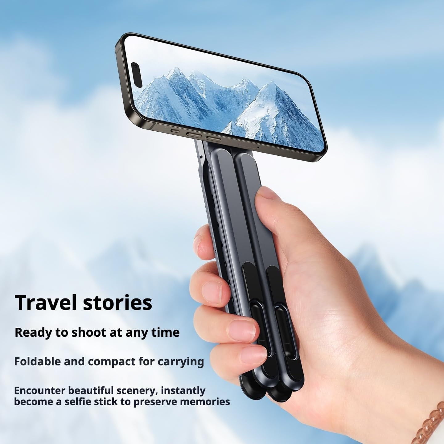 Foldable Laptop Stand for Desk, 3 in 1 Portable Holder forLaptop