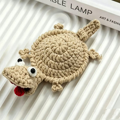 Crochet Lizard Coaster, 3D Amigurumi Handmade Animal Cup Mat-BUY 2 SAVE $11.9