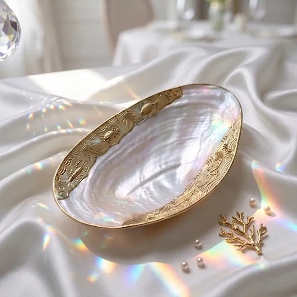 Natural Handmade Shell Crafts | Shell Dining Sets & Shell Jewelry Boxes