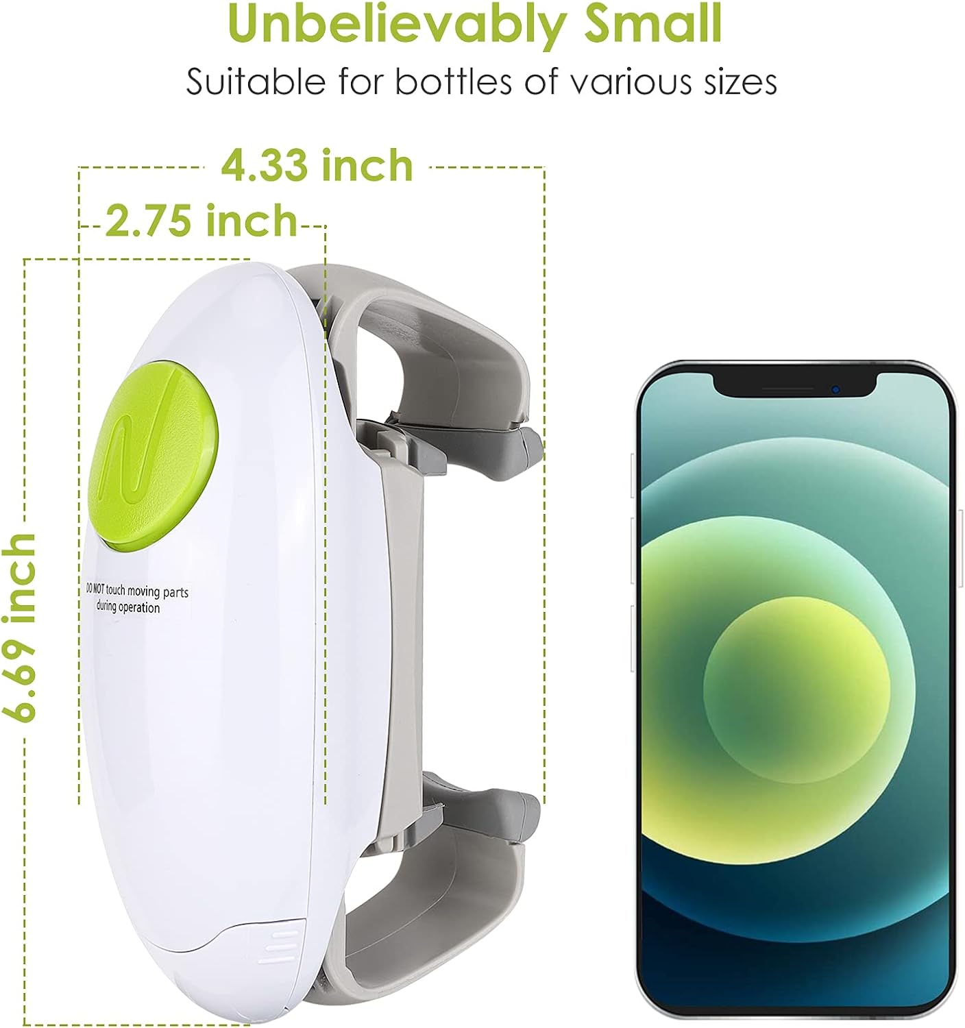 Electric Jar Opener, Kitchen Gadget Strong Tough Automatic Jar Opener