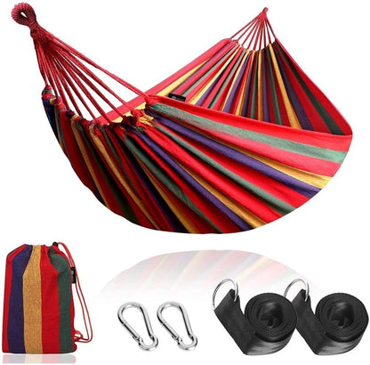 Portable Camping Hammock ComfortableGarden Hammocks Double Hanging Bed