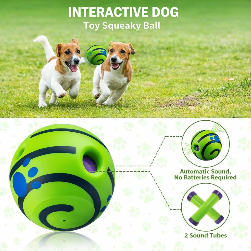 Interactive Dog Toy Sound Ball(❤️Buy 2, save $5.9❤️)