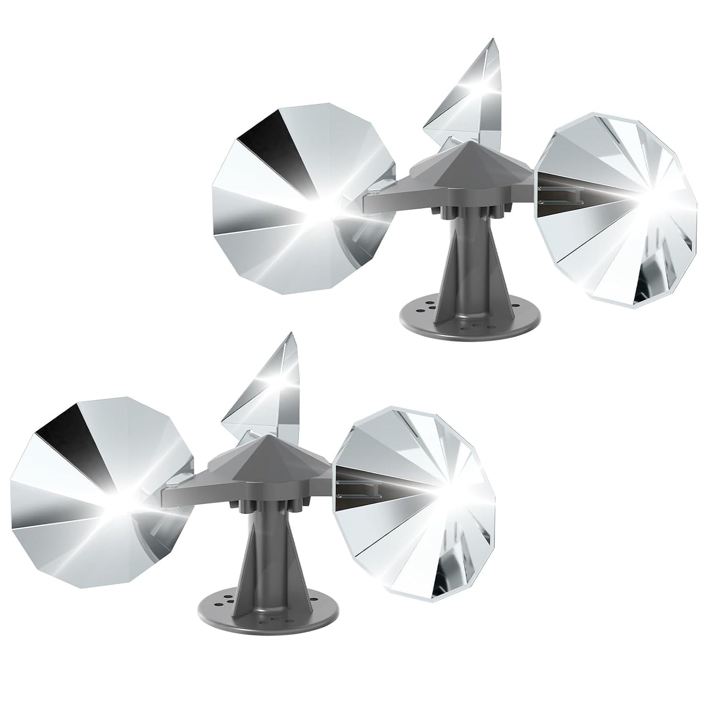 Bird Scare Reflective Device, Bird Reflector with Plastic Base for Outside