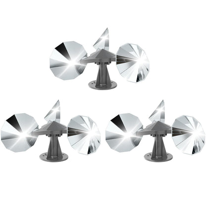 Bird Scare Reflective Device, Bird Reflector with Plastic Base for Outside