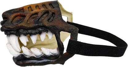 Scary Werewolf Dog Muzzle with LargeTeeth,Hilarious Costume for Halloween