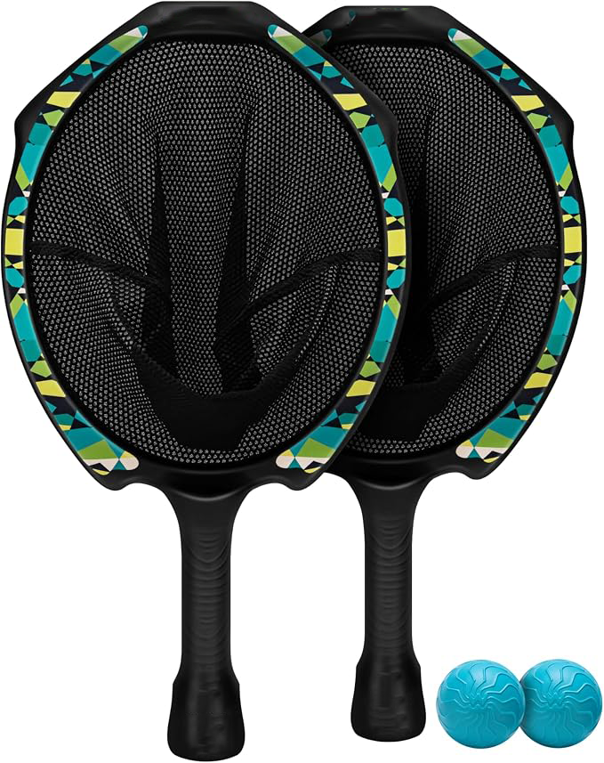 Slingshot Catch & Launch Game, 2 Rackets & 2 Soft Balls
