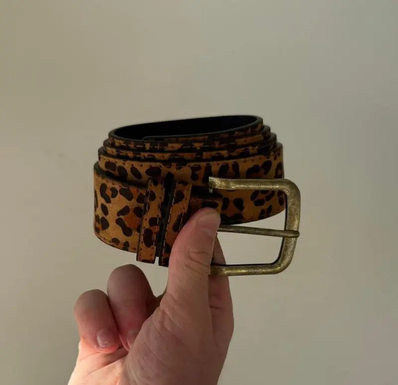 Cheetah Leopard Print Unisex Belt