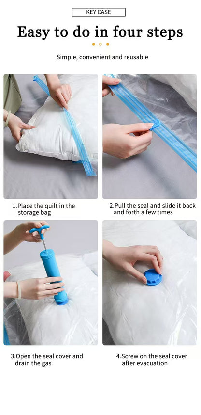 20 Pack Vacuum Storage Bags(2oversized,2out size, 4 big, 4 IN THE, 8 Small)