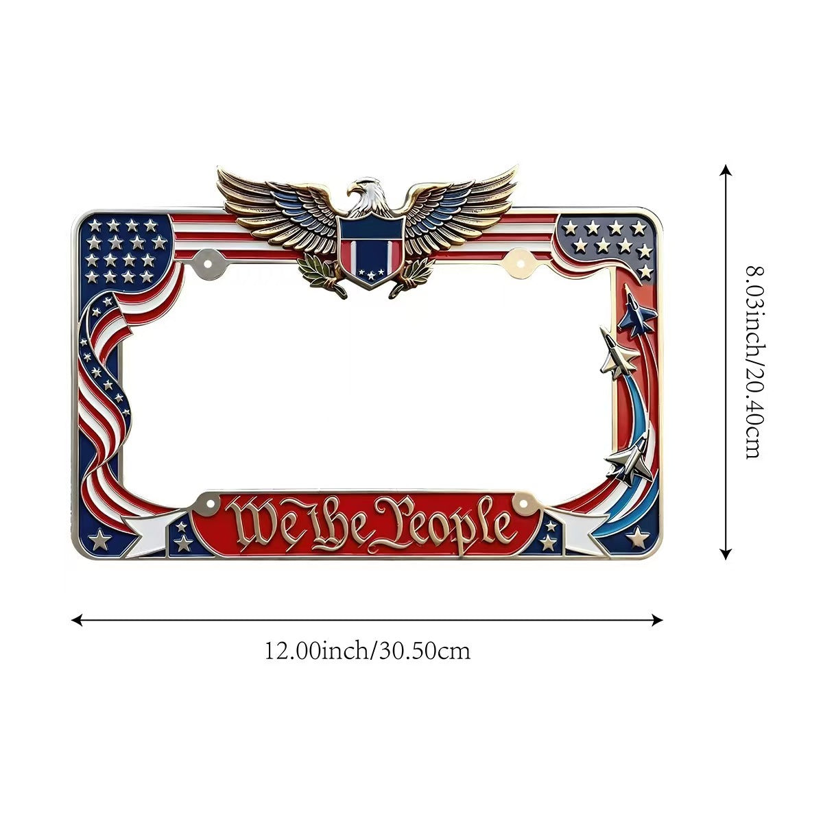 250th Anniversary Commemorative License Plate Frame, Fits Standard (1pc)