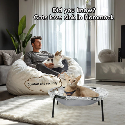 Glow in the Dark Cat Hammock - Elevated Pet Bed