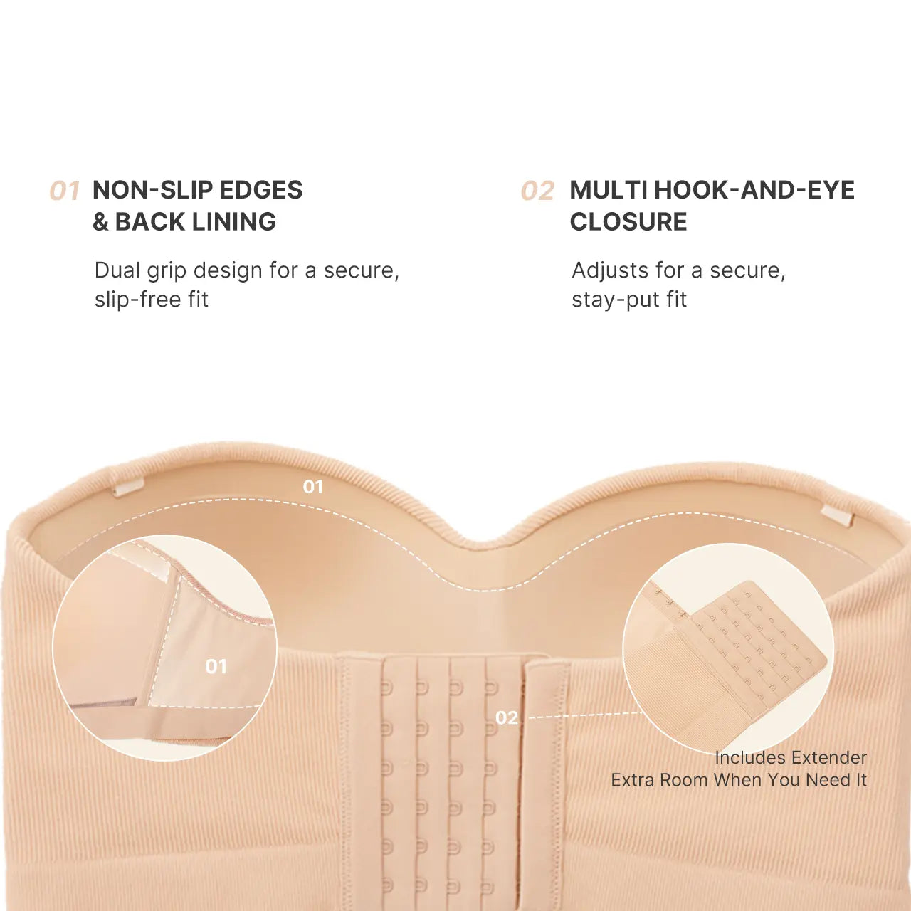Seamless Wireless Convertible Bra