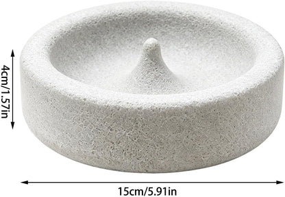 Bird Cage Feeder, Pumice Stone Dish, Wear-Resistant Watering Station | Pumice Design