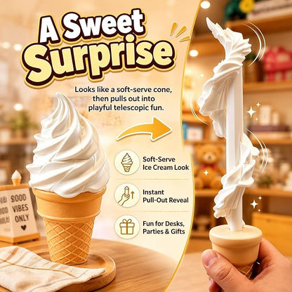 3D Printed Ice Cream Spiral Telescopic Sword