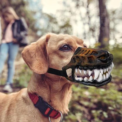 Scary Werewolf Dog Muzzle with LargeTeeth,Hilarious Costume for Halloween