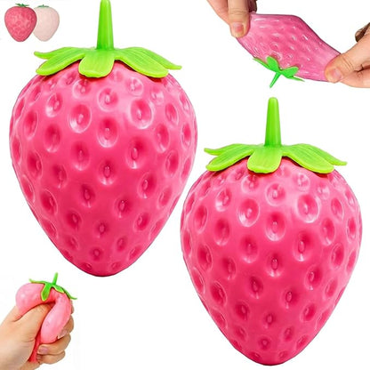 10 PackUV Color Changing Strawberry Sensory Toys for Stress Relief