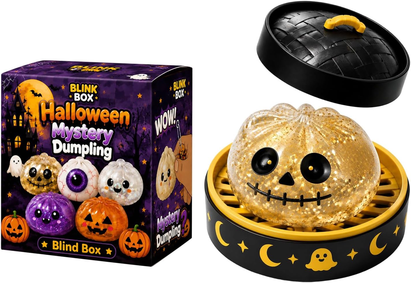 Halloween Gift Steamed Bun Squishy Fidget Toy（BUY MORE SAVE MORE)