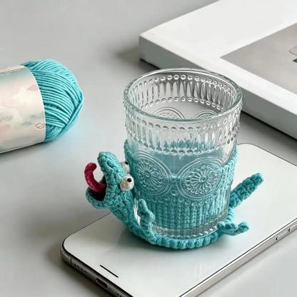 Crochet Lizard Coaster, 3D Amigurumi Handmade Animal Cup Mat-BUY 2 SAVE $11.9