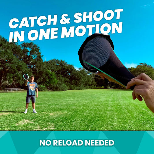 Slingshot Catch & Launch Game, 2 Rackets & 2 Soft Balls