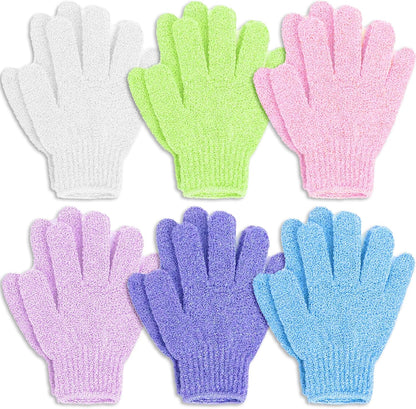Exfoliating Gloves, Dead Skin Remover, Exfoliate Bath Shower Gloves, Moroccan Hand Body Scrub Mitt