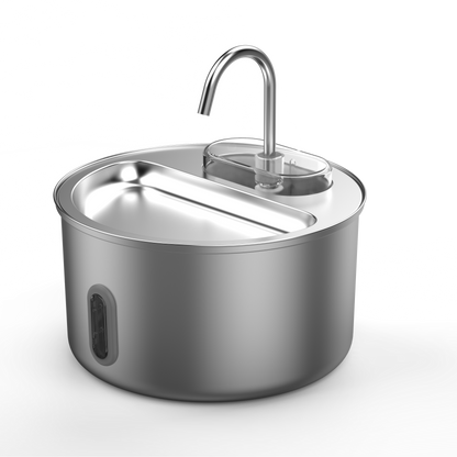 Smart Stainless Steel Pet Water Dispenser - Healthy Hydration Made Easy