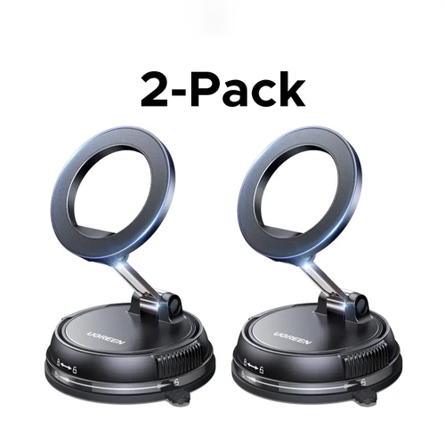 Vacuum Magnetic Car Phone Holder - 360° Adjustable