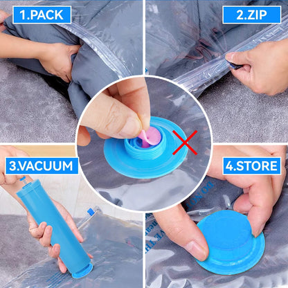 20 Pack Vacuum StorageBags,Space SavingStorage Bags(6 S, 5 M, 5 L, 2 XL，and2 XXL)