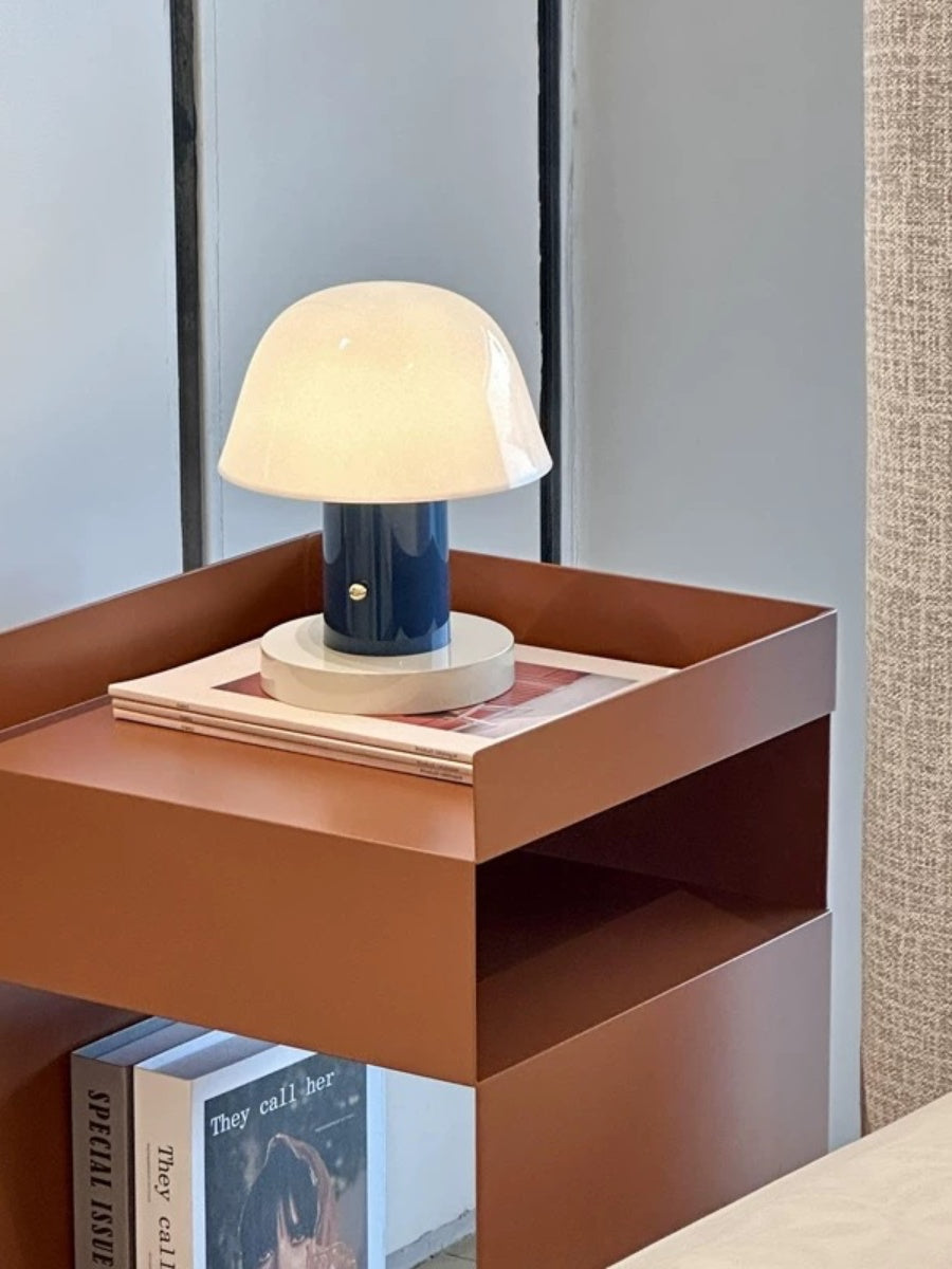 Portable Cordless Mushroom Table Lamp 