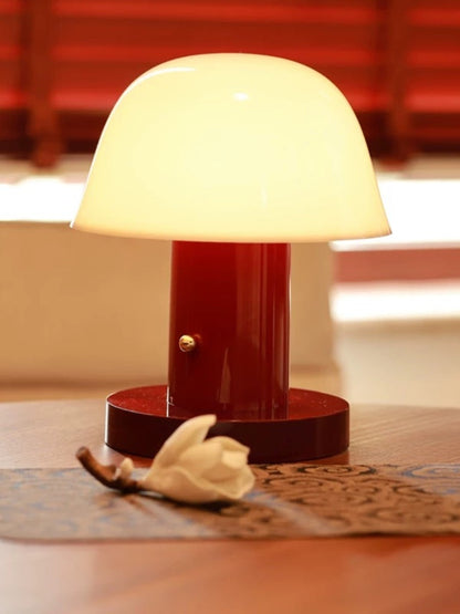 Portable Cordless Mushroom Table Lamp 