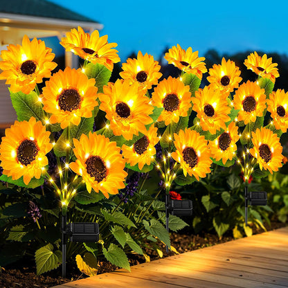 The Charming Sunflower Solar Lights
