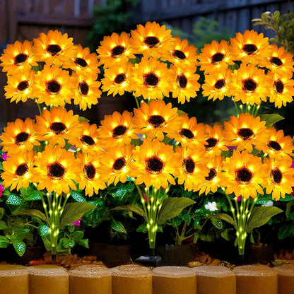 The Charming Sunflower Solar Lights