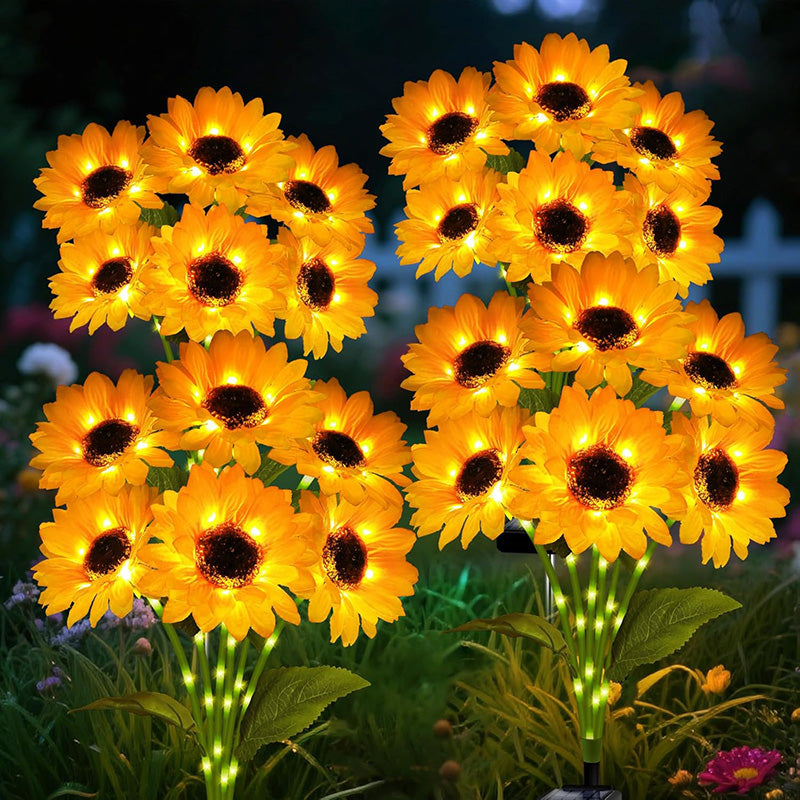The Charming Sunflower Solar Lights