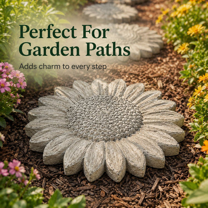 🌻 Reusable Sunflower Stepping Stone Mold
