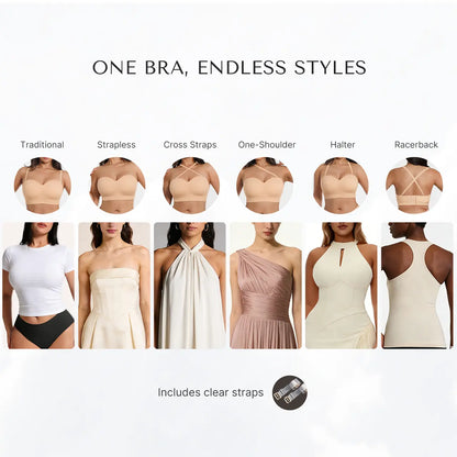 Seamless Wireless Convertible Bra