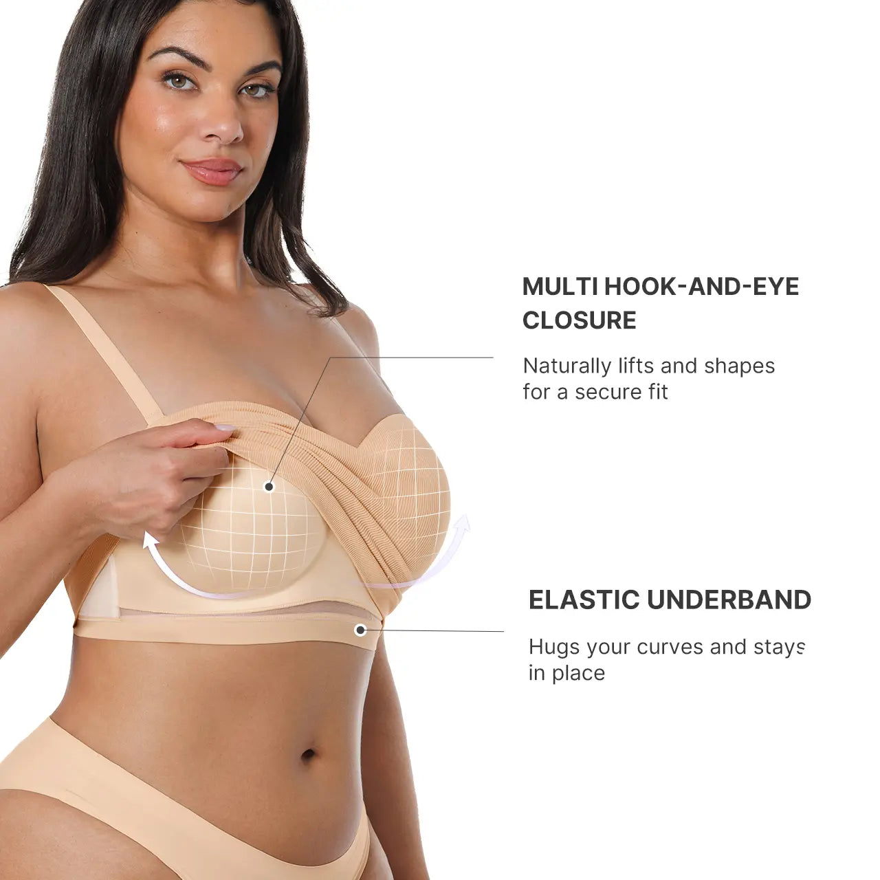 Seamless Wireless Convertible Bra