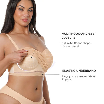 Seamless Wireless Convertible Bra