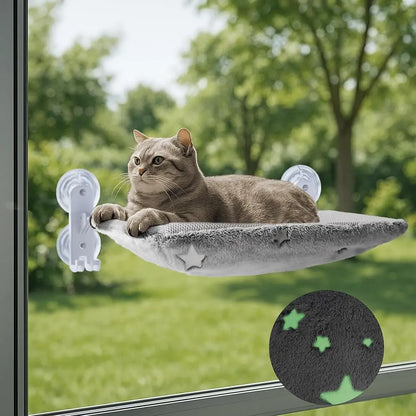 Glow in the Dark Cat Hammock - Elevated Pet Bed
